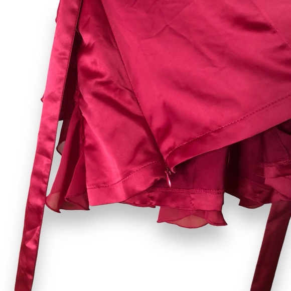 XOXO Red Strapless Ruffle Sweetheart Neckline Tube Top NWT Size Small - Picture 6 of 9